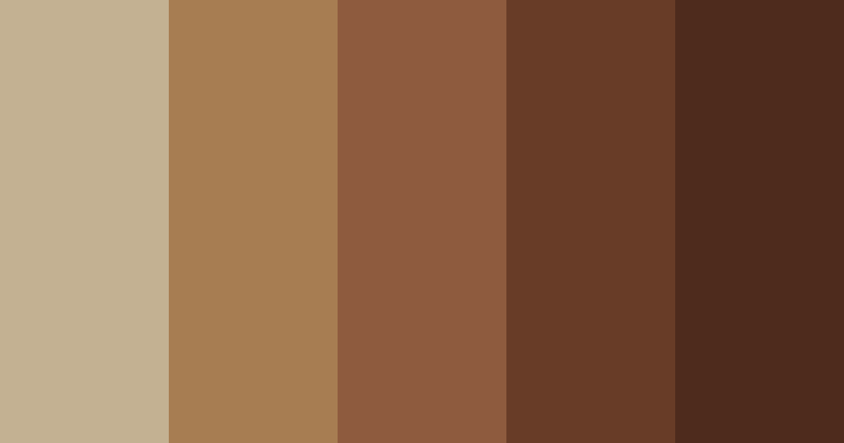 Download oak color palette PNG image (landscape)