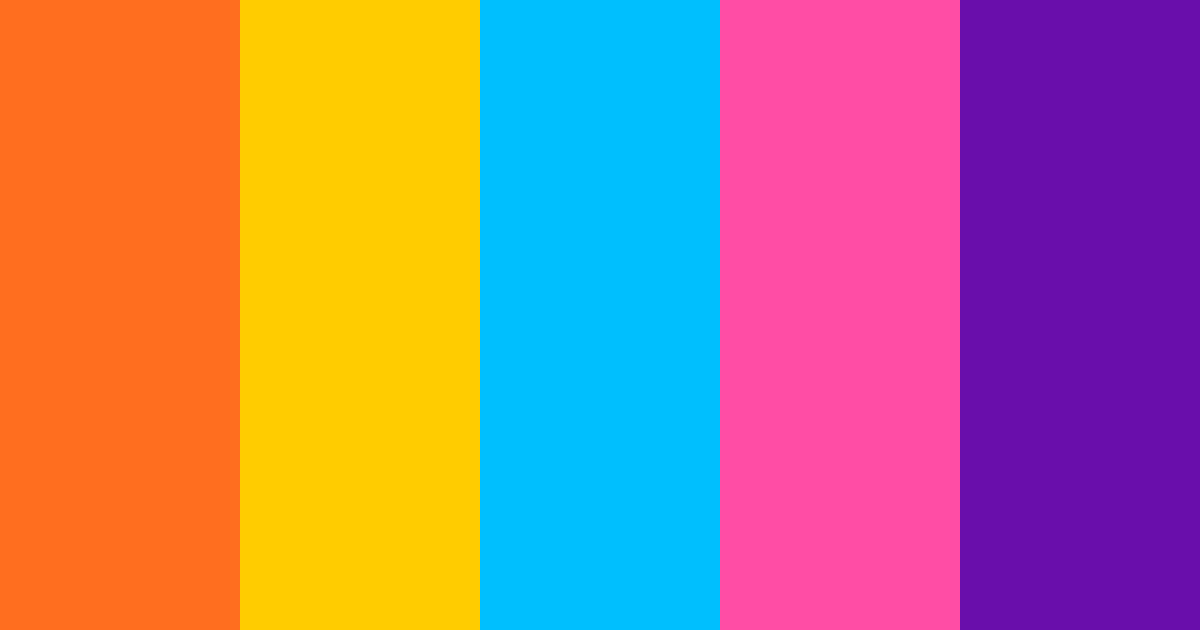Download rainbow dash color palette PNG image (landscape)