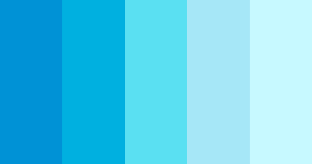 Biru Langit Color Palette