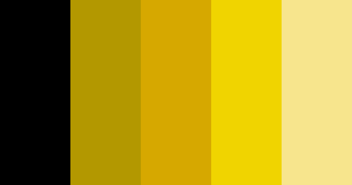 Download black gold color palette PNG image (landscape)
