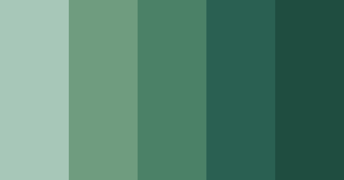 Download sage serenity color palette PNG image (landscape)
