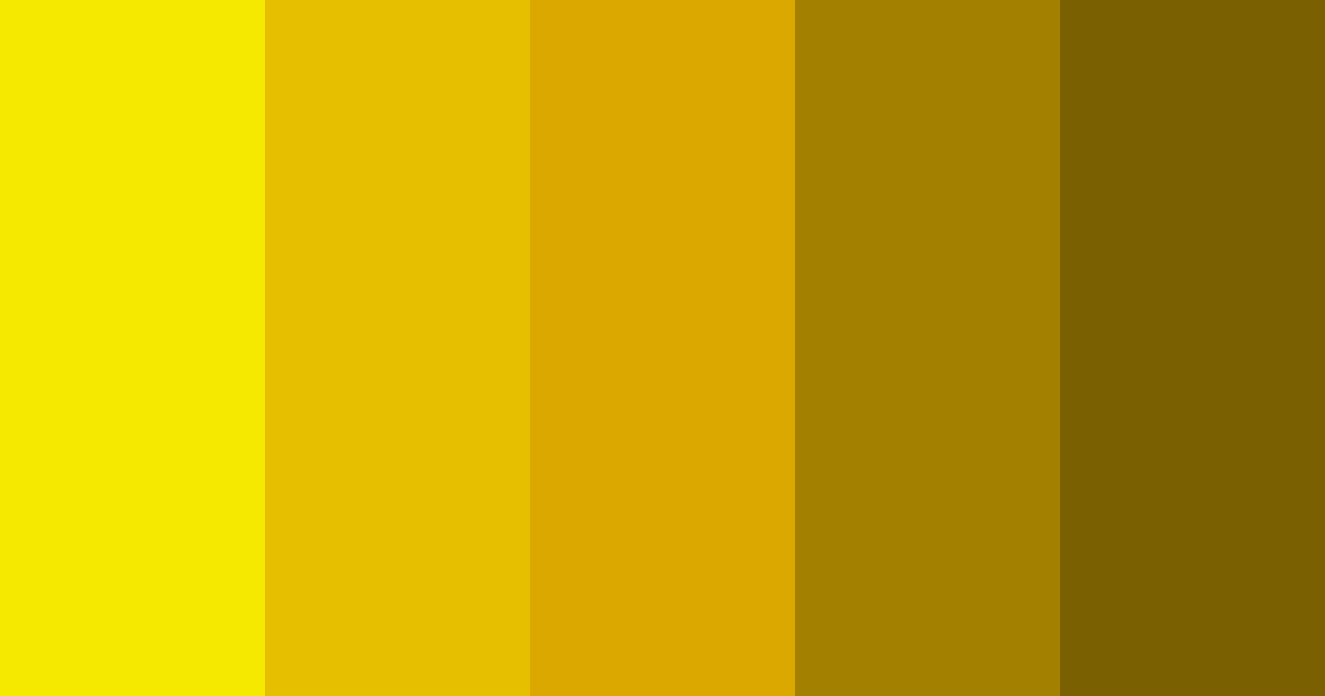 Download sunflower color palette PNG image (landscape)