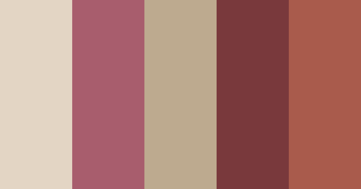 Download rough ivory/wine color palette PNG image (landscape)