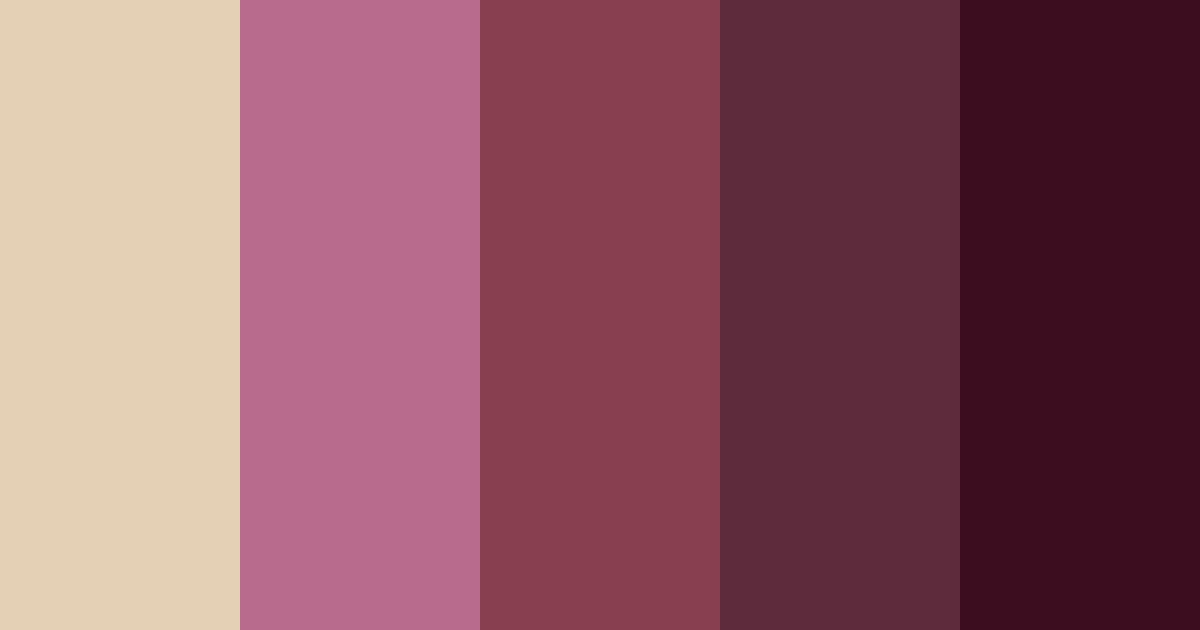 Download rough ivory/wine color palette PNG image (landscape)