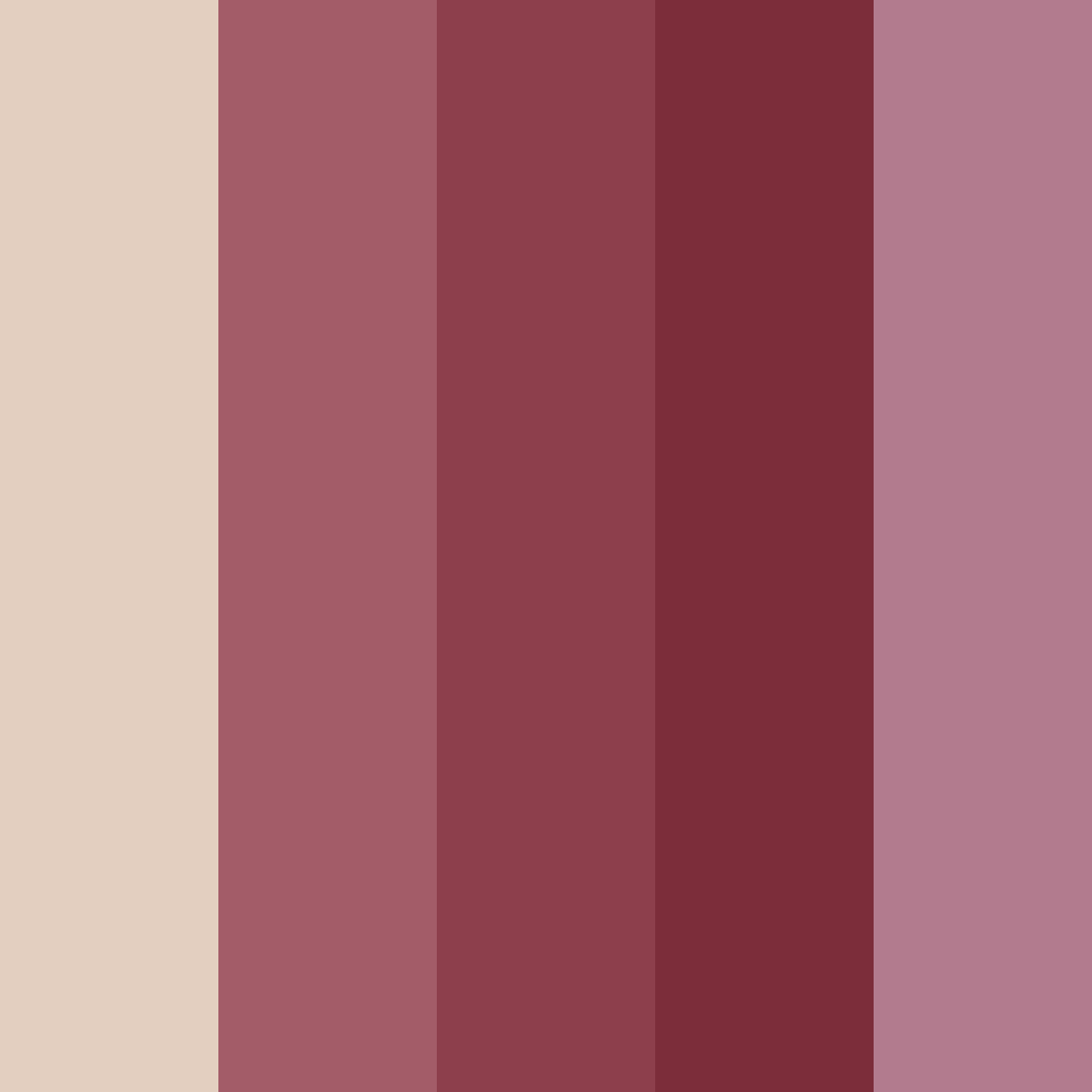 Download rough ivory/wine color palette PNG image (square)