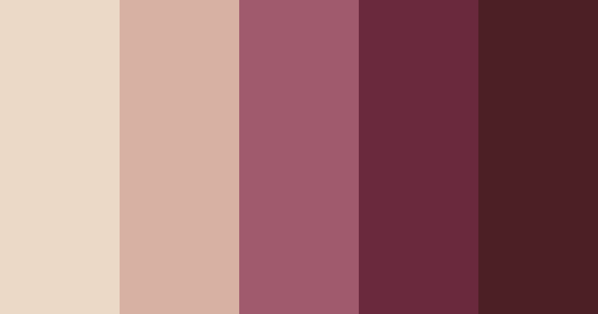 Download rough ivory/wine color palette PNG image (landscape)