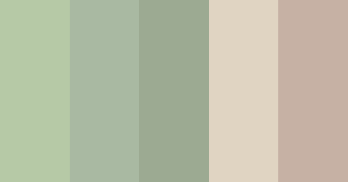 Download neutral sage color palette PNG image (landscape)