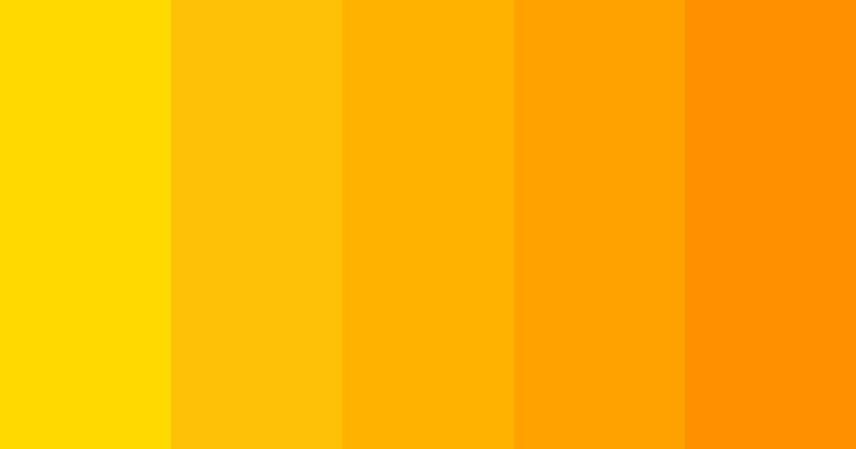 Download golden glow color palette PNG image (landscape)