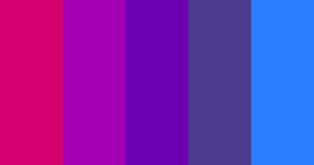 Download omnisexual pride color palette PNG image (landscape)