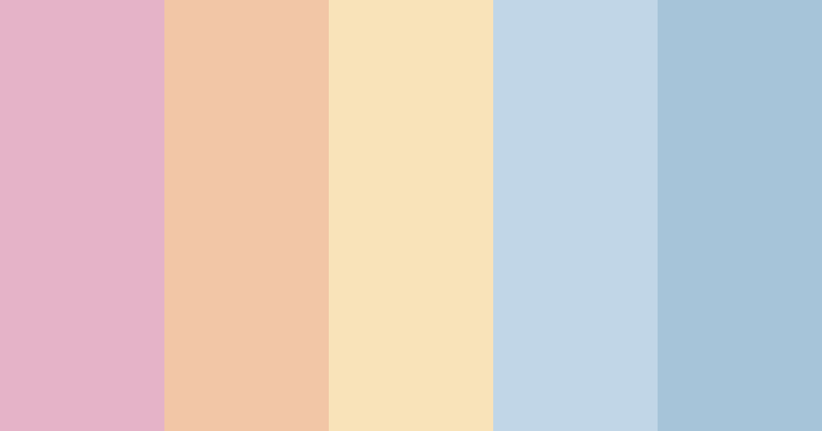 Download kyoto blossom color palette PNG image (landscape)