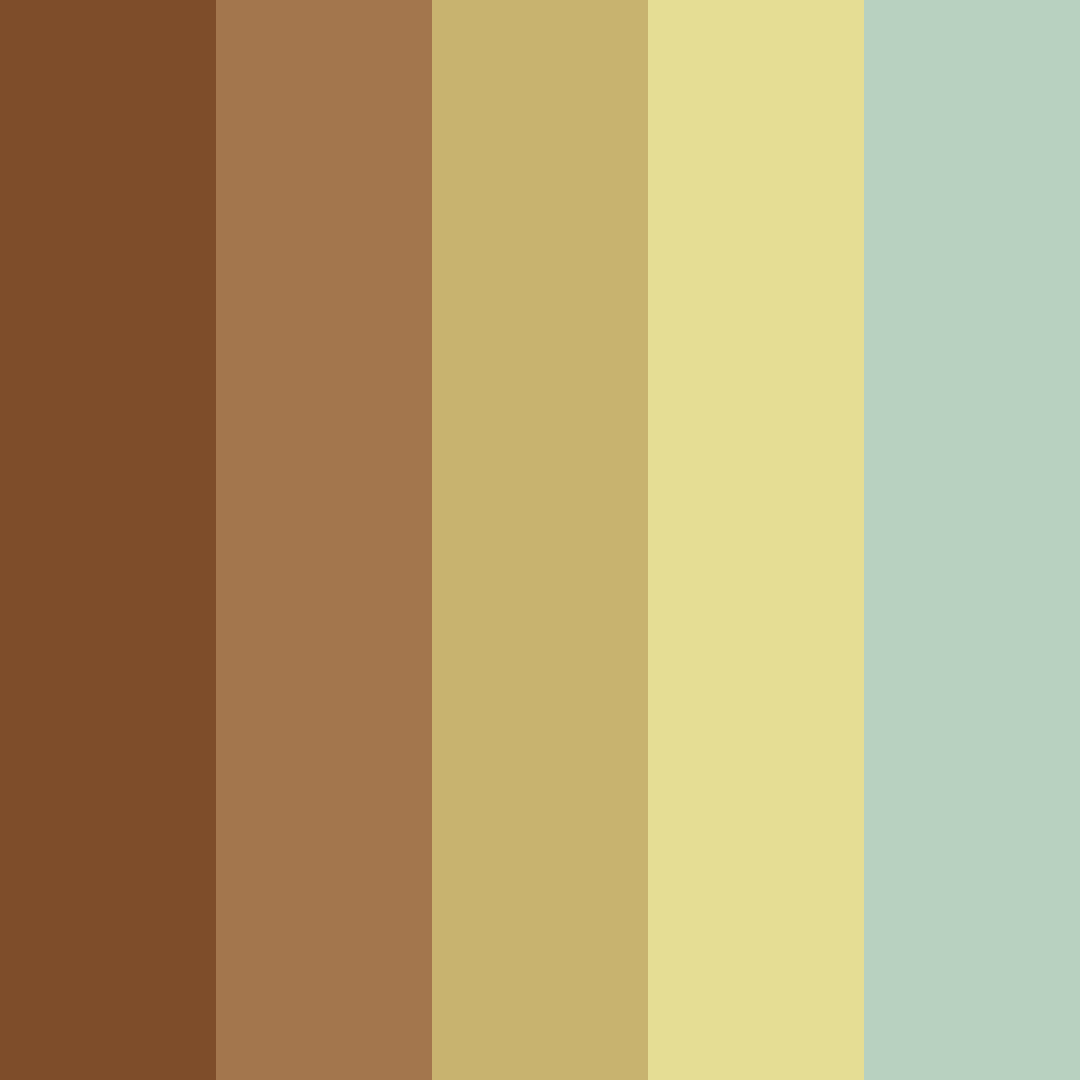 Download hazel sunset color palette PNG image (square)