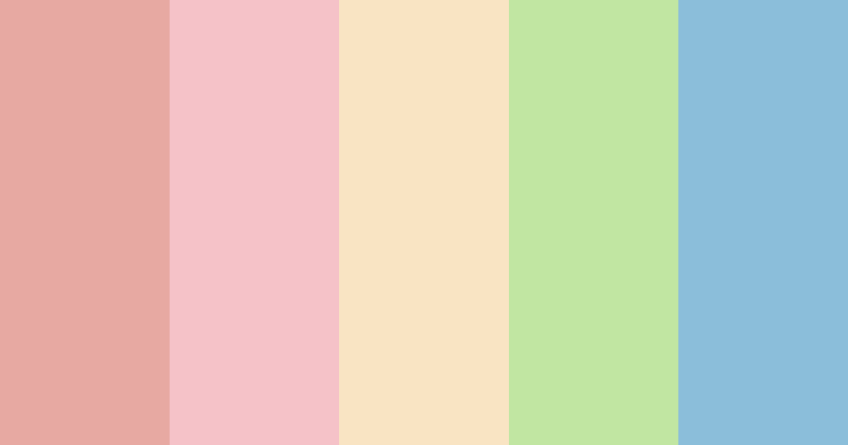 Download colorful hazel color palette PNG image (landscape)