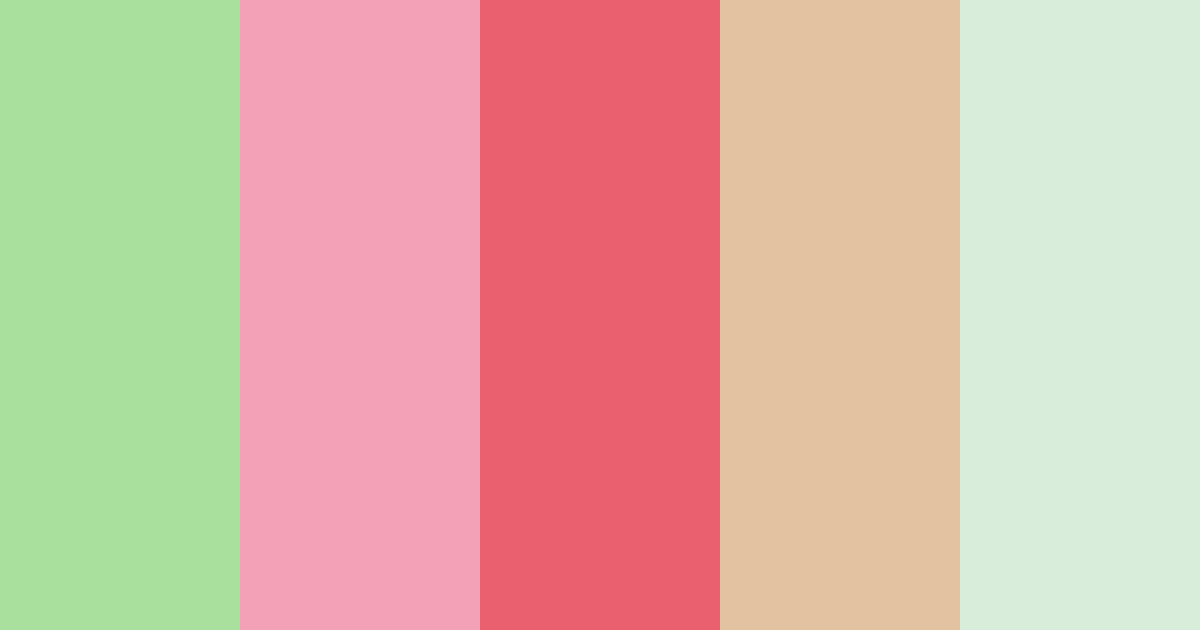 Download sprout strawberry color palette PNG image (landscape)