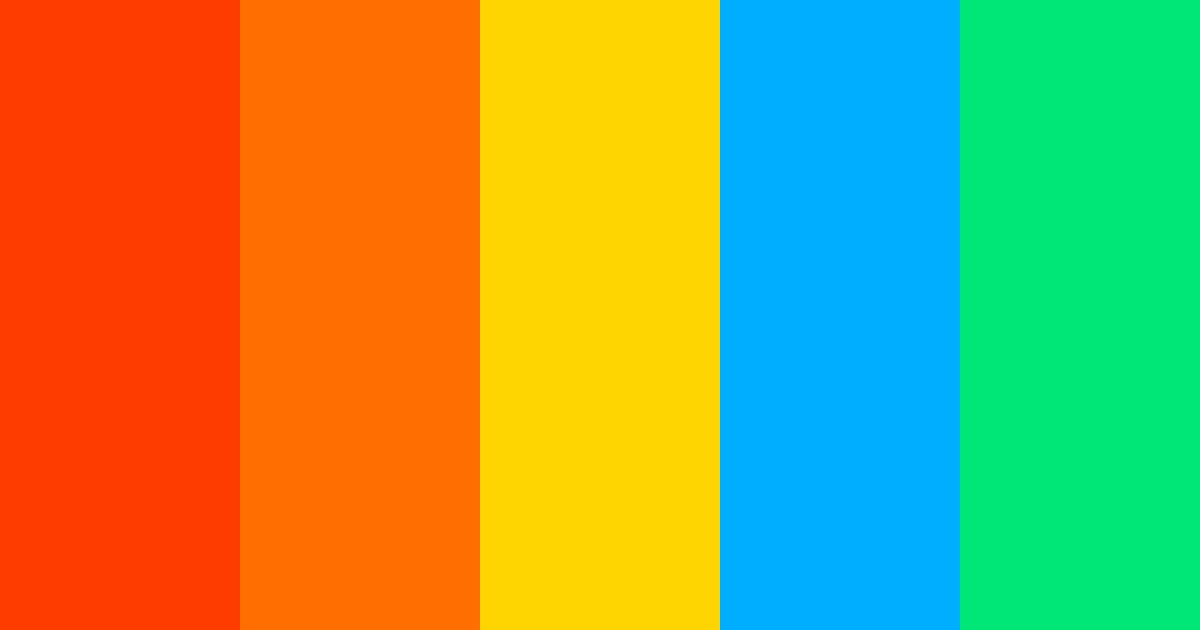 Download cyberpunk sunset color palette PNG image (landscape)