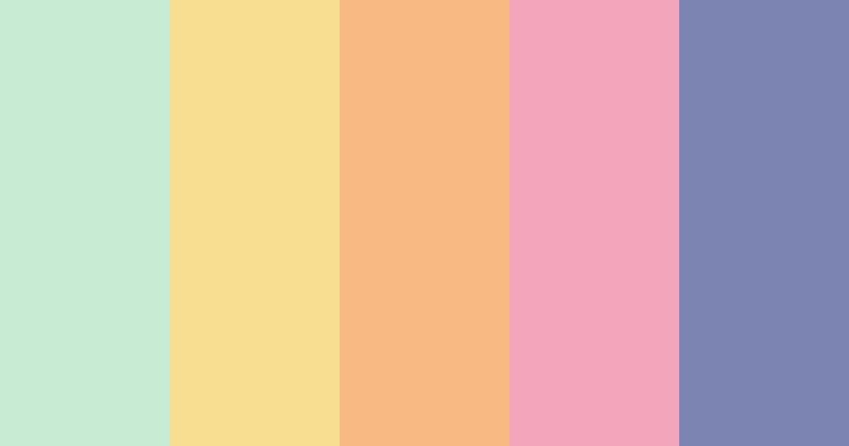 Download calm nature colors color palette PNG image (landscape)