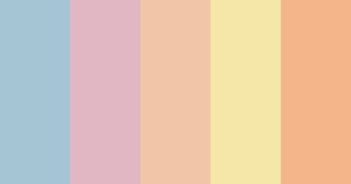 Download faded memories color palette PNG image (landscape)