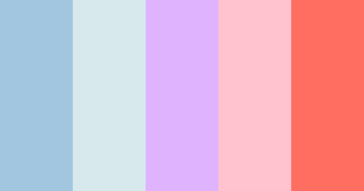 Download winter wonderland color palette PNG image (landscape)
