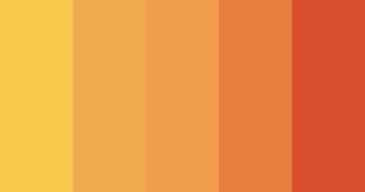 Download sunflower color palette PNG image (landscape)