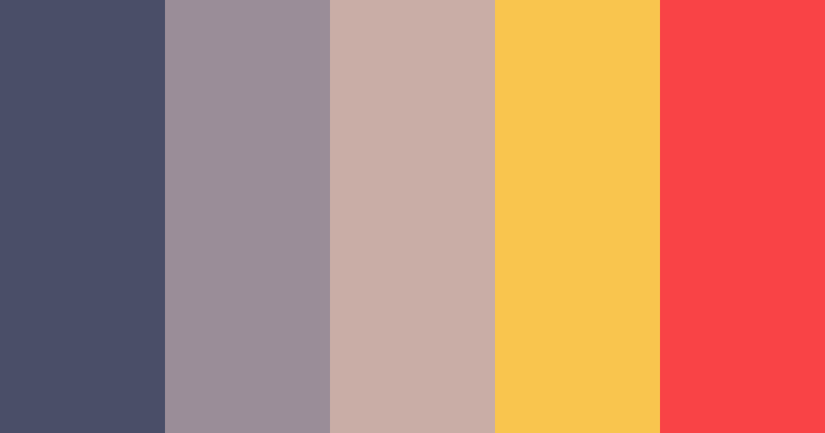 Download metal headache color palette PNG image (landscape)