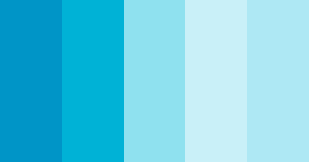Download sea color palette PNG image (landscape)