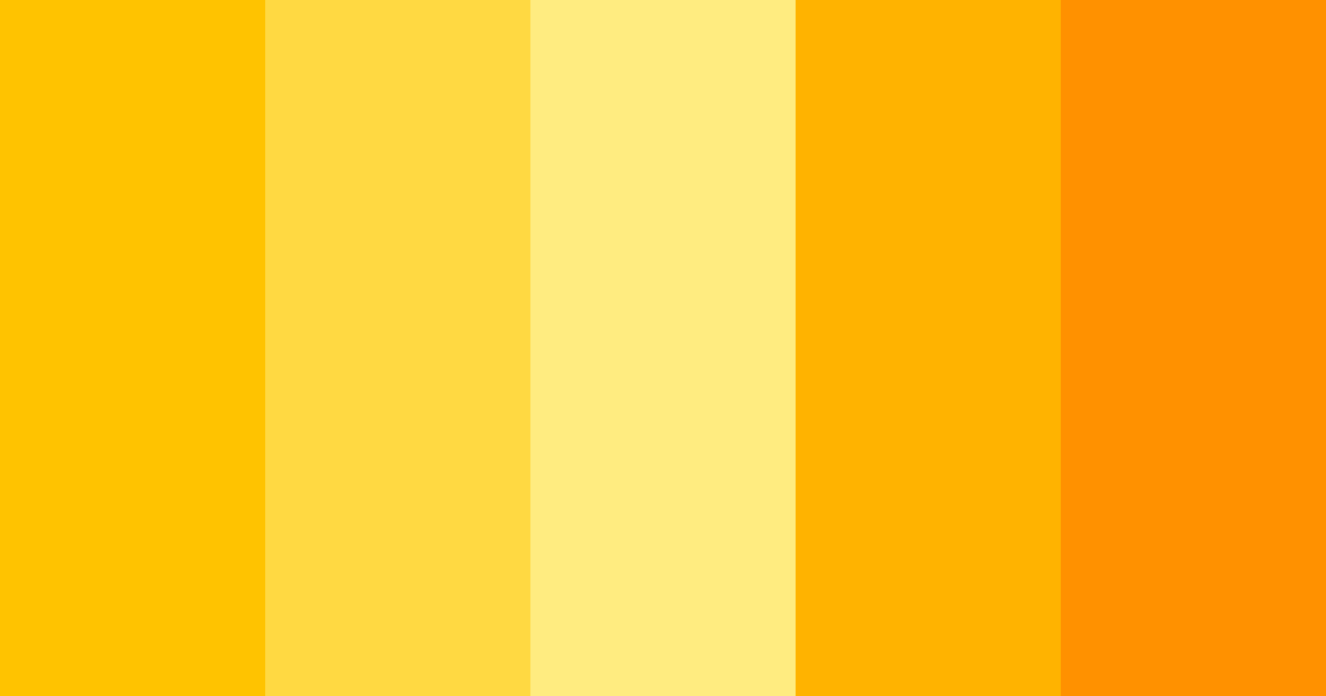 Download sunflower color palette PNG image (landscape)