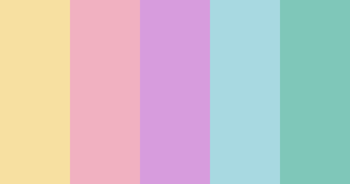 Download flower field color palette PNG image (landscape)
