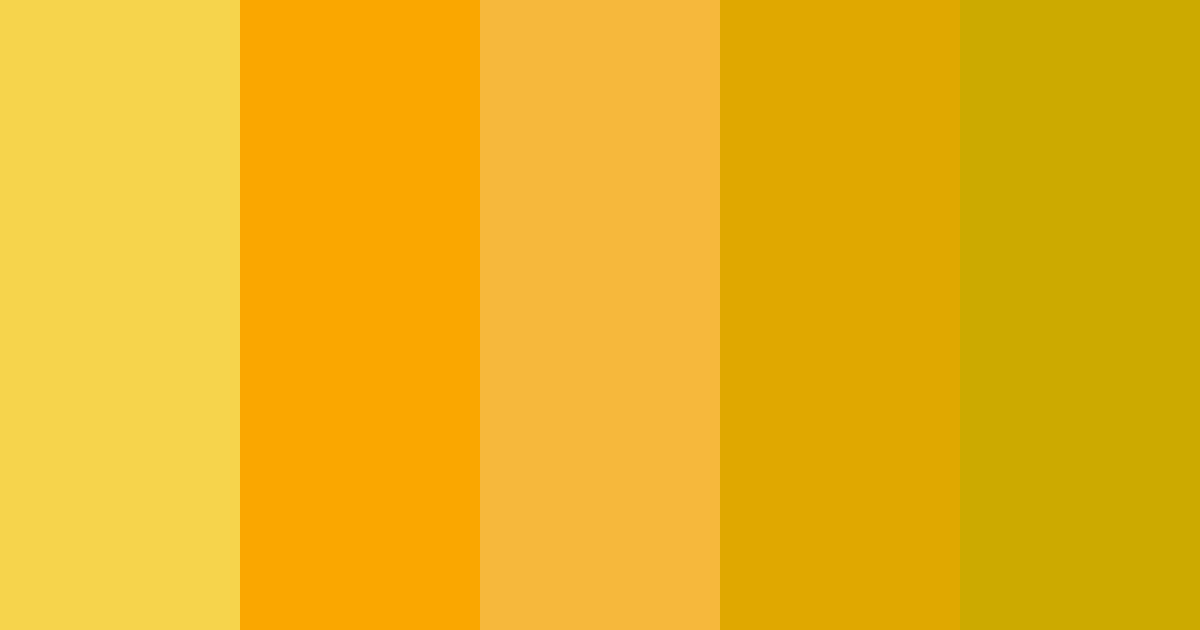 Download sunflower color palette PNG image (landscape)