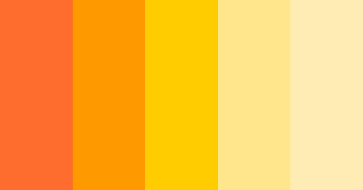 Sunshine Warmth Color Palette