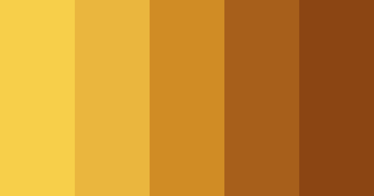 Download sunflower color palette PNG image (landscape)