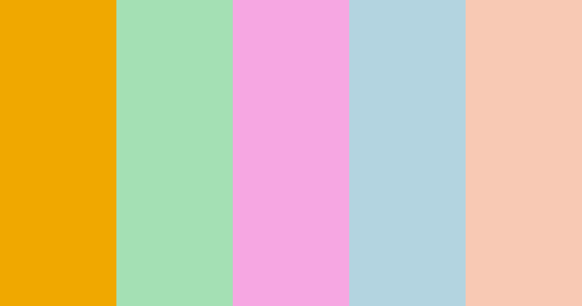 Download pastel four seasons color palette PNG image (landscape)