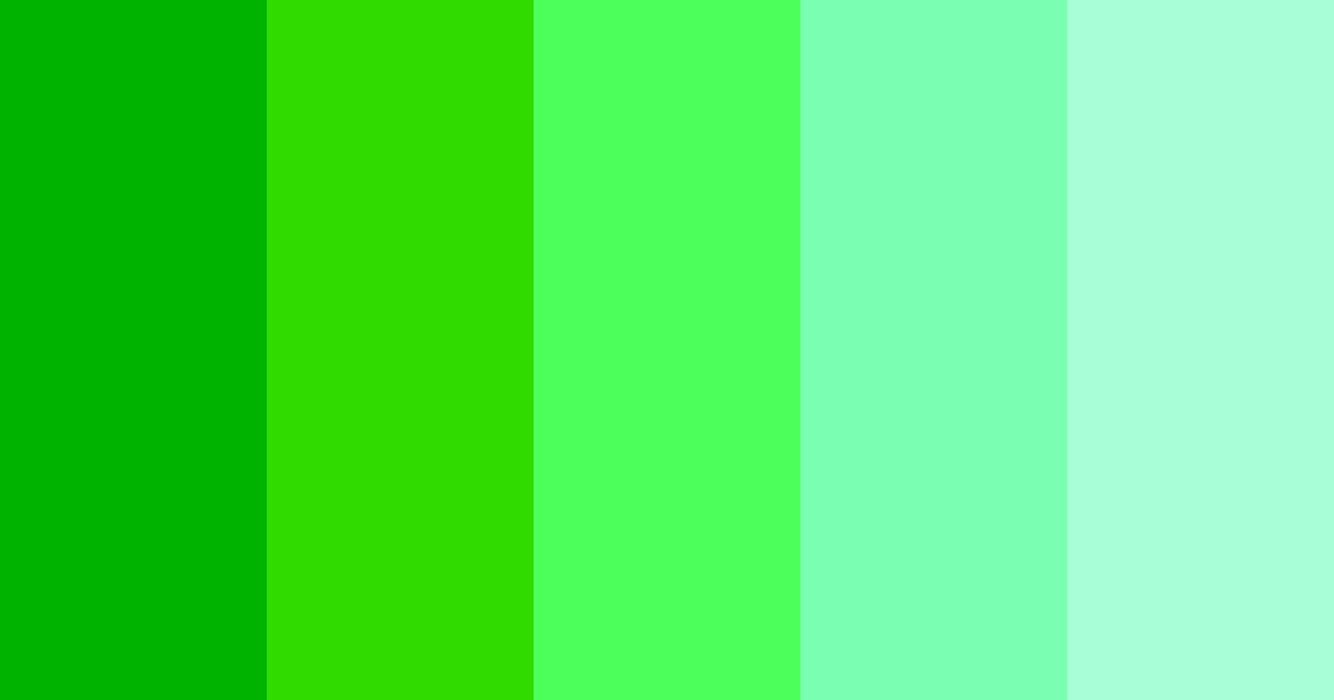 Download matrix green color palette PNG image (landscape)