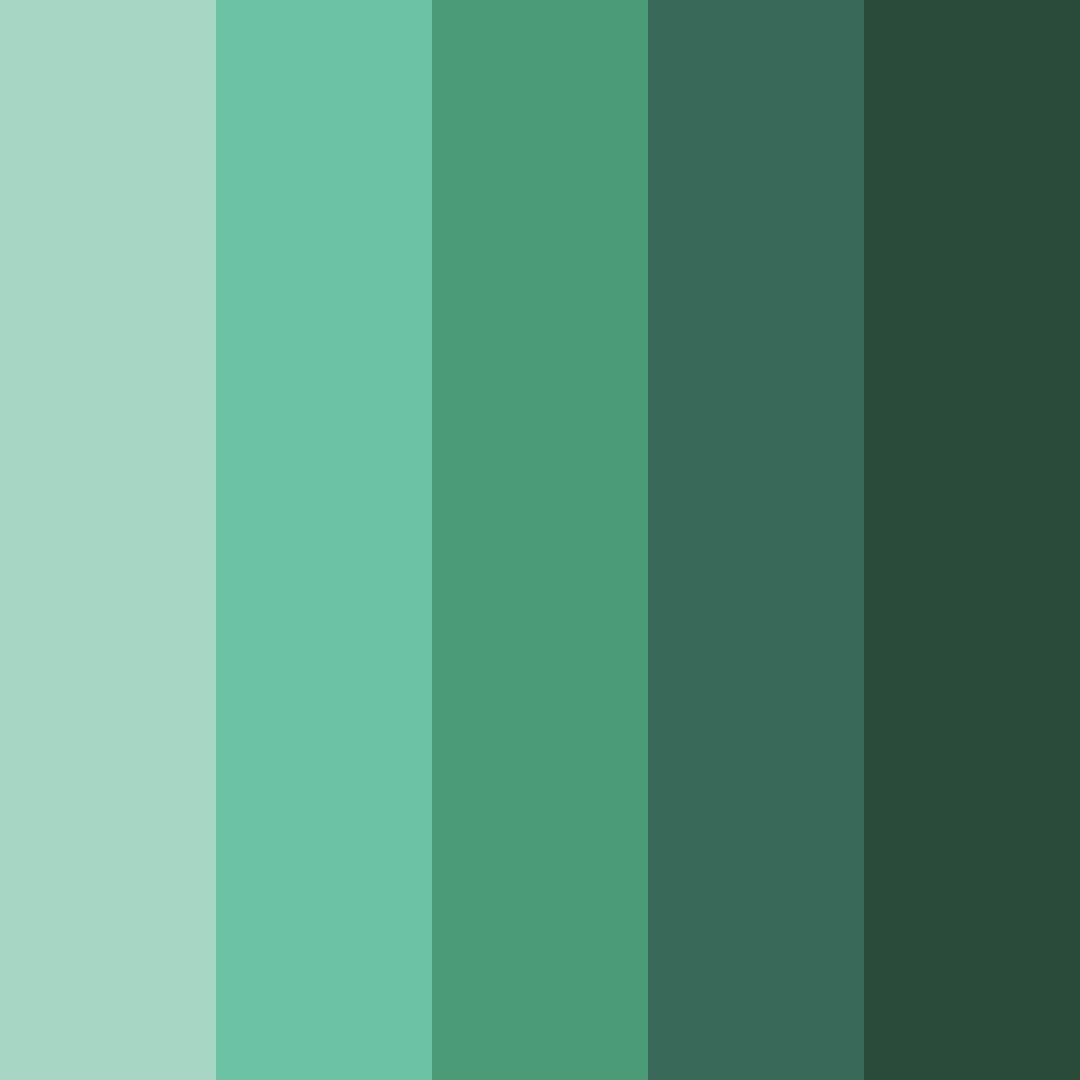 Download fresh breeze color palette PNG image (square)