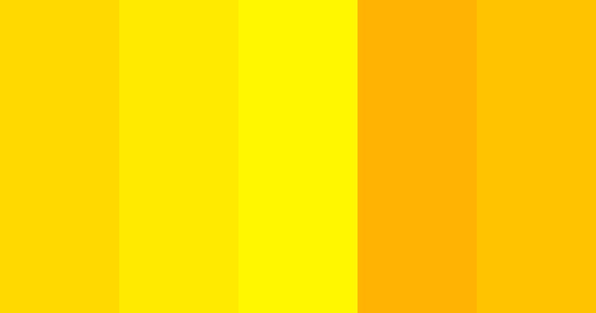 Download sunflower color palette PNG image (landscape)