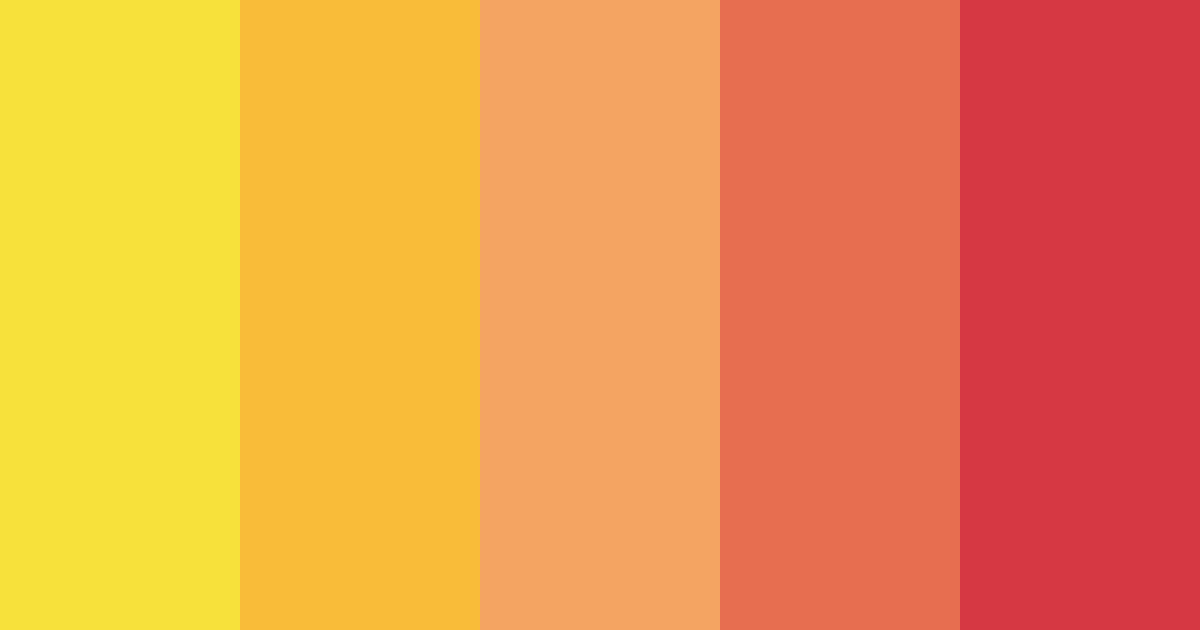 Download sunflower color palette PNG image (landscape)