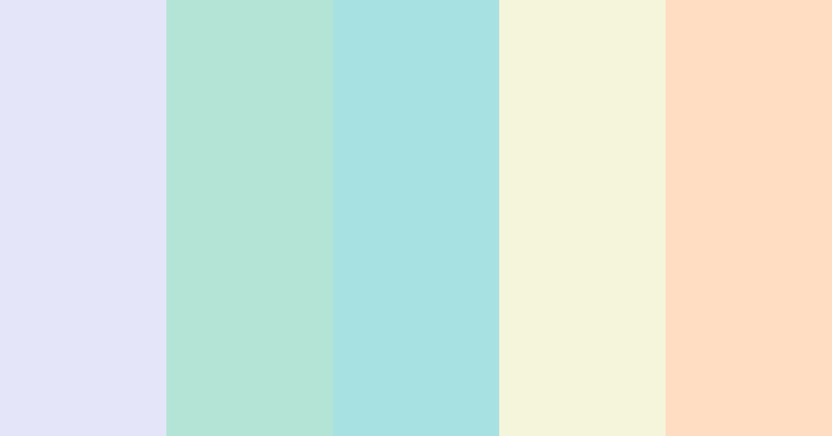 Download lavender coco mint color palette PNG image (landscape)