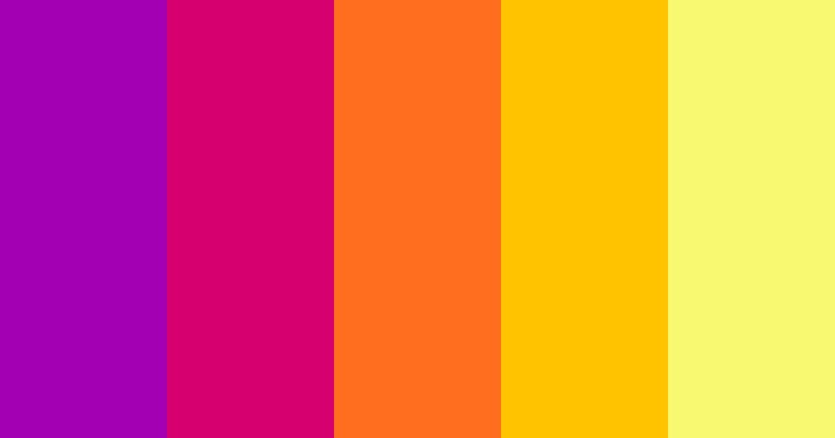 Download glamrock roxy color palette PNG image (landscape)