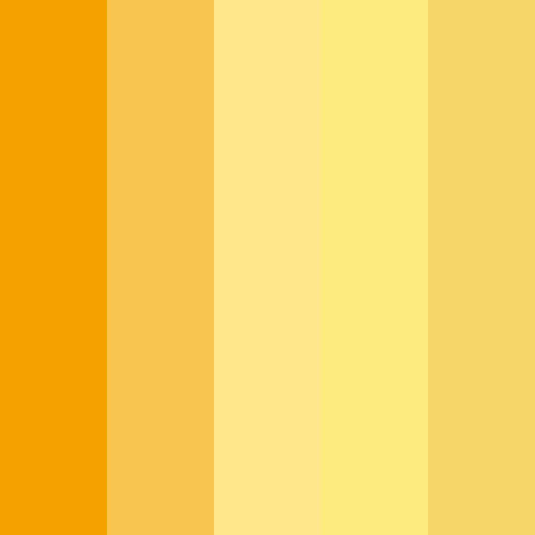 Download sunflower brights color palette PNG image (square)