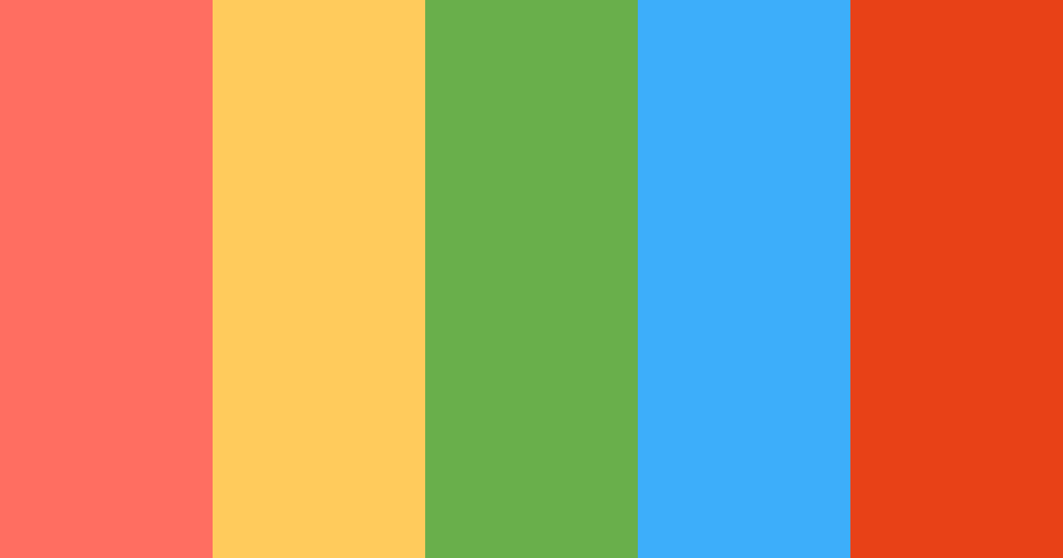 Download hawaiian ginger color palette PNG image (landscape)