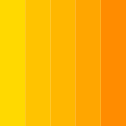Golden Glow in サン Color Palettes