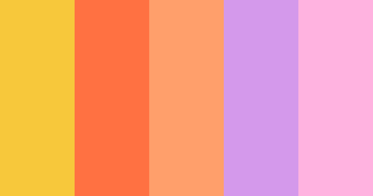 Download ponyta color palette PNG image (landscape)