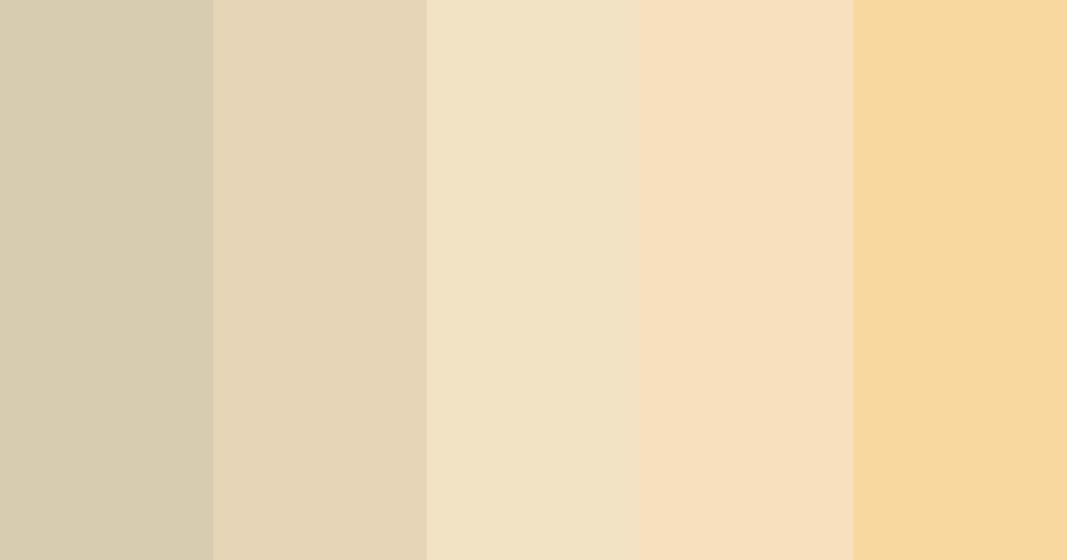 Download light tan glow color palette PNG image (landscape)