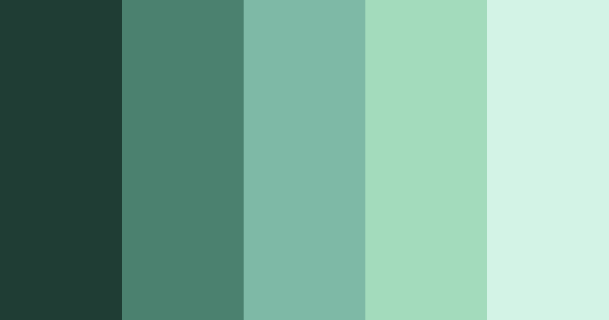 Download forest dreams color palette PNG image (landscape)