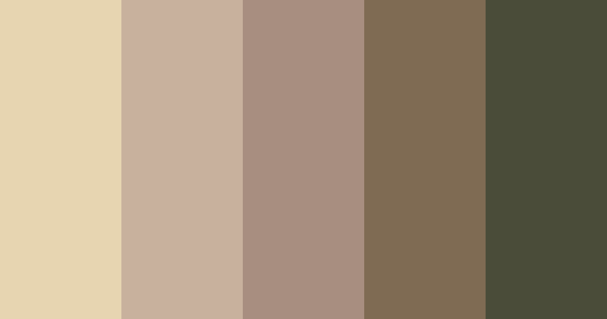 Download antique manuscript color palette PNG image (landscape)