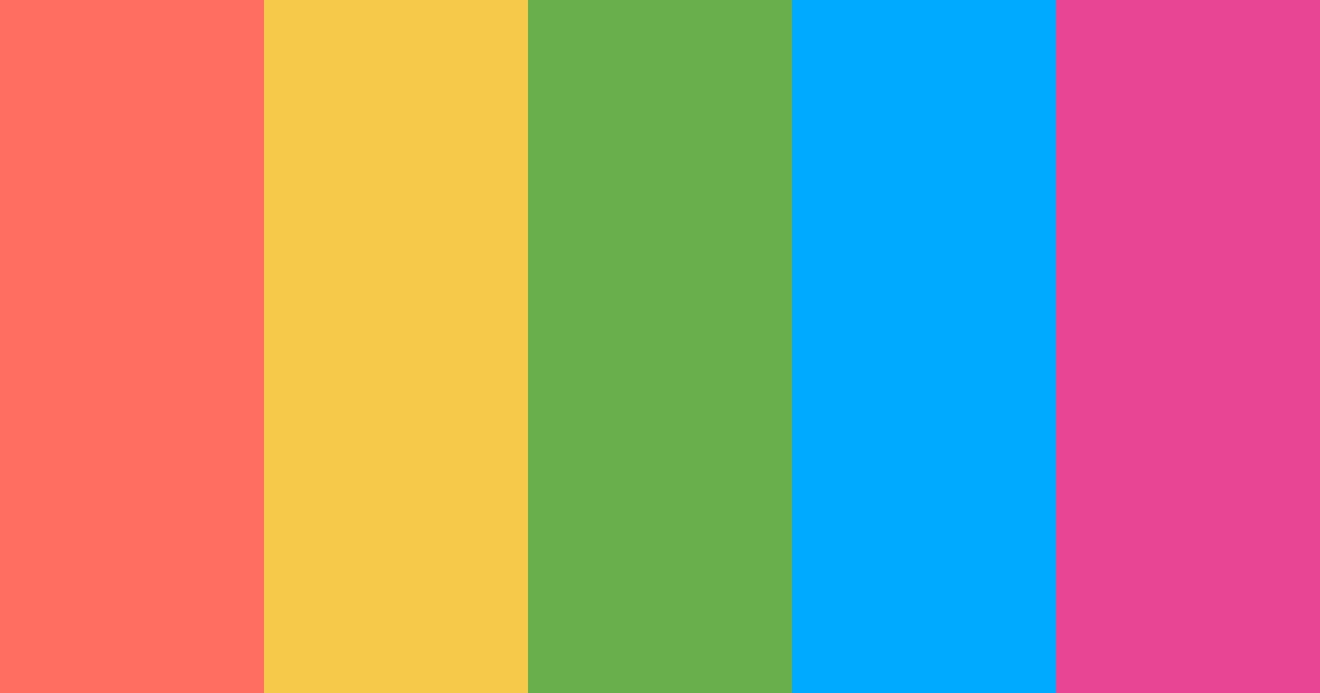 Download curly color palette PNG image (landscape)