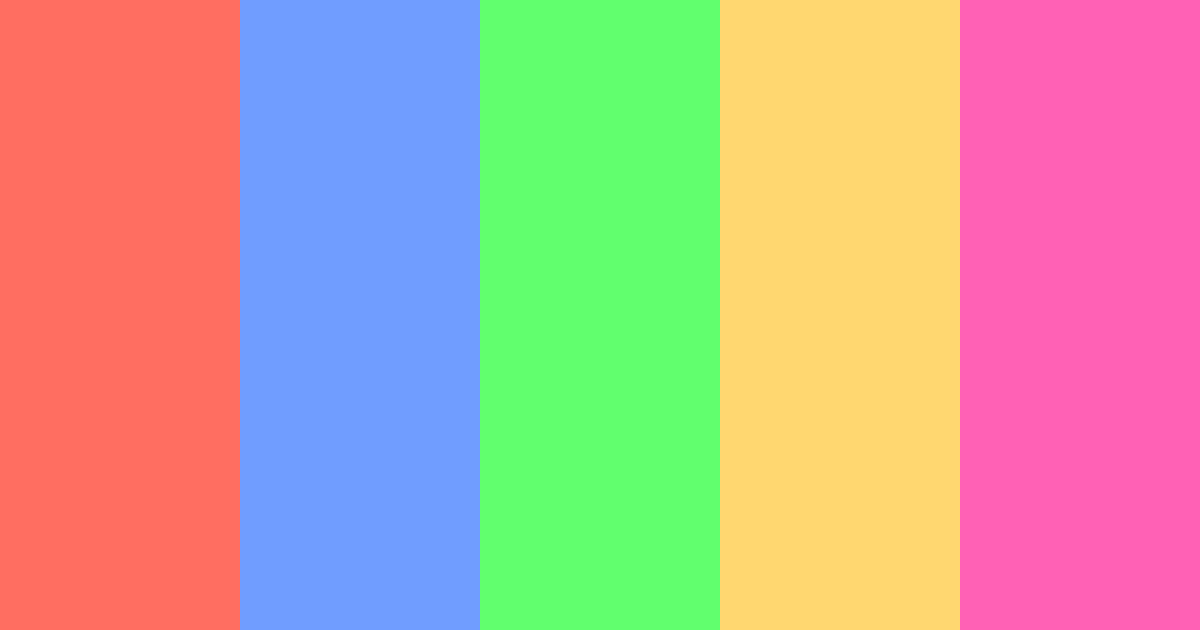 Download キュート サイバー color palette PNG image (landscape)