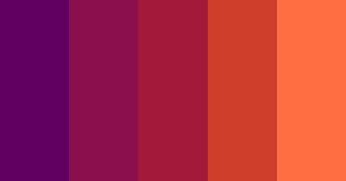 Download crimson blossom color palette PNG image (landscape)