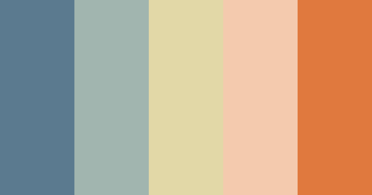 Download dipper pines color palette PNG image (landscape)