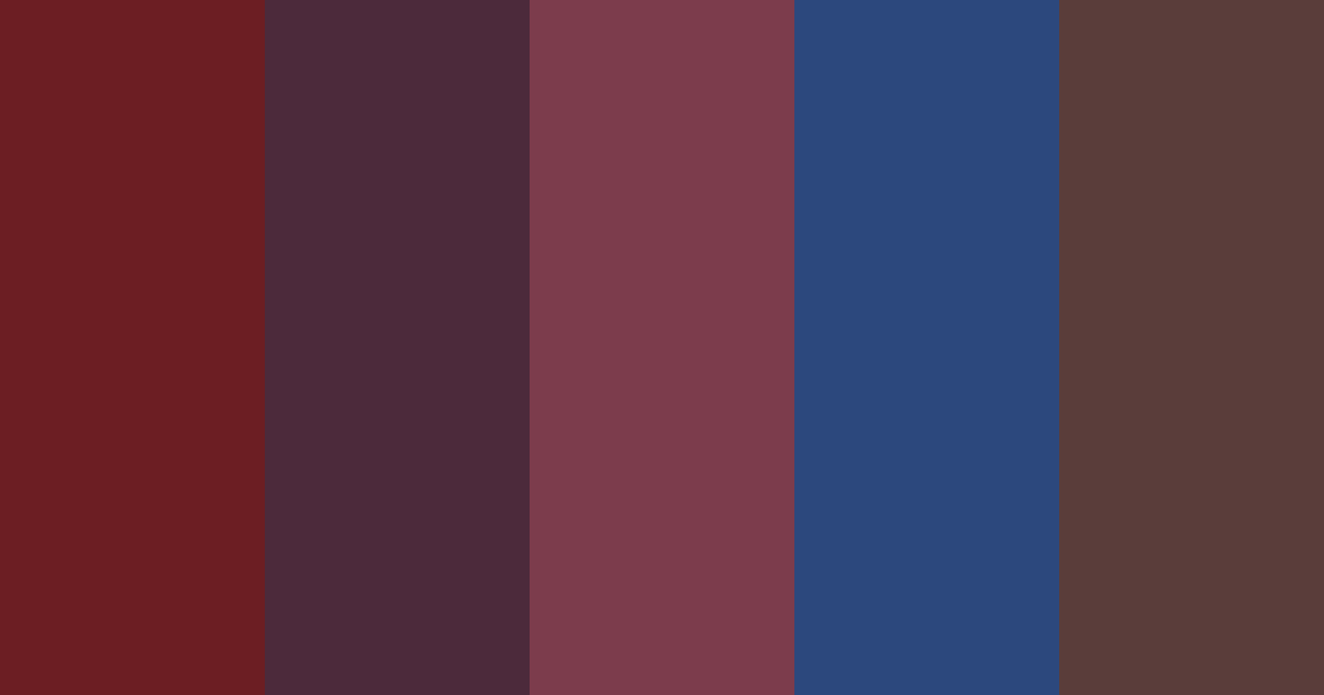 Download rich autumn nights color palette PNG image (landscape)
