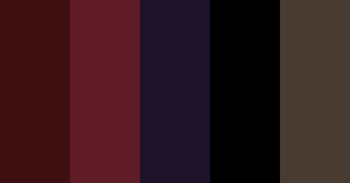 Download crimson twilight color palette PNG image (landscape)