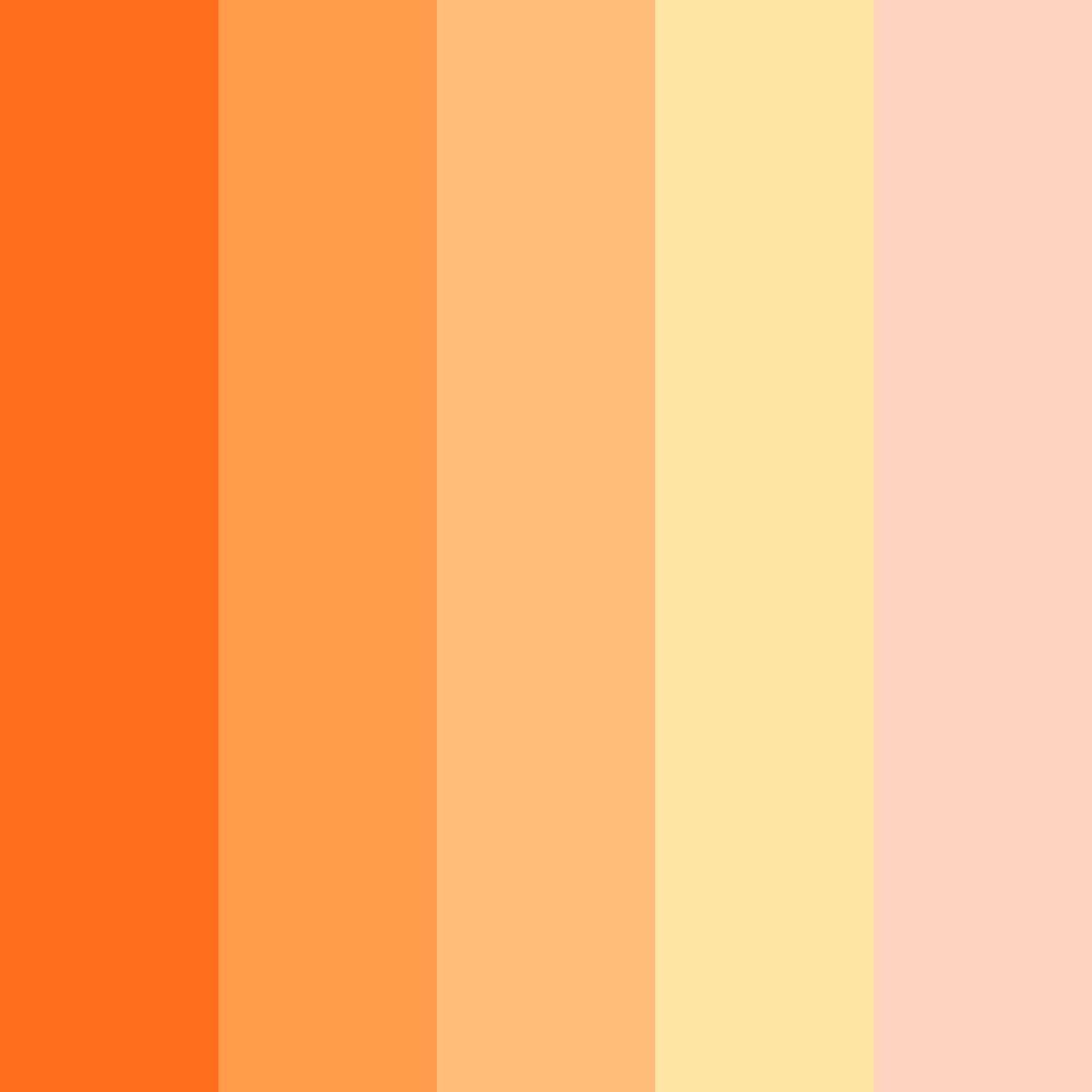 Download oren color palette PNG image (square)
